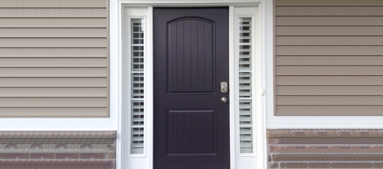 Entry Door Sidelight Shutters In New Brunswick, NJ